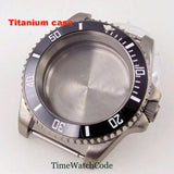 Titanium Watch Case 40mm Sub Diver 200m Waterproof Fit for NH35 NH36 ETA2824 PT5000 Antiallergry Sapphire Crystal Screw - in Crown - Tandorio Watches