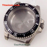 Titanium Watch Case 40mm Sub Diver 200m Waterproof Fit for NH35 NH36 ETA2824 PT5000 Antiallergry Sapphire Crystal Screw - in Crown - Tandorio Watches