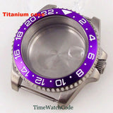 Titanium Watch Case 40mm Sub Diver 200m Waterproof Fit for NH35 NH36 ETA2824 PT5000 Antiallergry Sapphire Crystal Screw - in Crown - Tandorio Watches