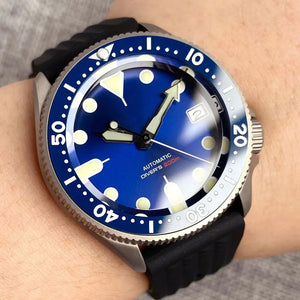 Titanium watch Tandorio SKX013 37mm Mod 200m Diving Watch NH36 Movt sapphire - Tandorio Watches