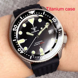 Titanium watch Tandorio SKX013 37mm Mod 200m Diving Watch NH36 Movt sapphire - Tandorio Watches