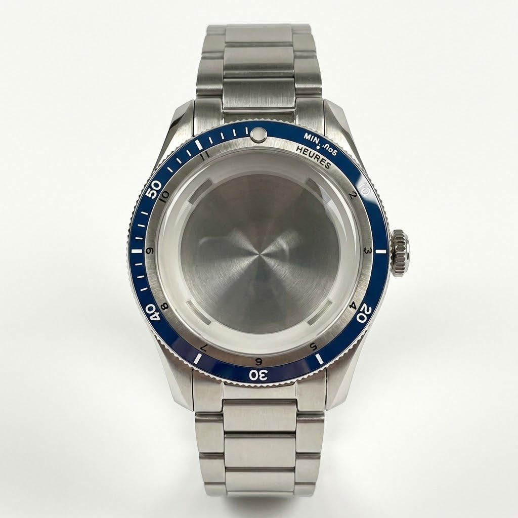 Serica Diver Case 20bar Diving Steel Watch Case for NH34 NH35 NH36 NH37 NH70 NH72  ETA2824 PT5000 Bow Sapphire Glass 120click Bezel Ceramic Insert