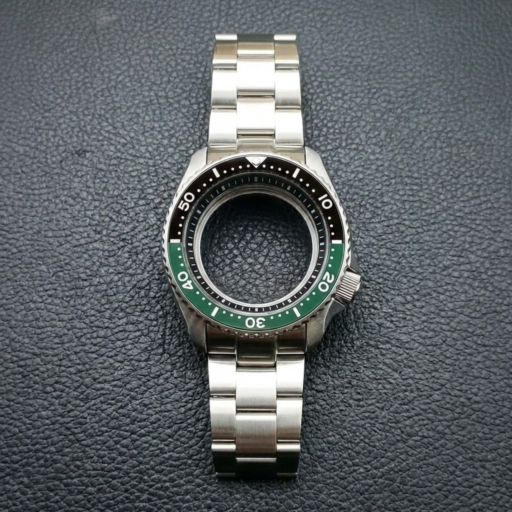 42mm Skx007 Case Mod For NH35 316 Steel Case Fit NH35 NH36 Movement/Dial Case Plane Sapphire Glass 22mm Strap Watch Box