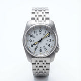 38MM Quartz Pilot Watch Sapphire Crystal Miyota 2035 waterproof 5Bar Swimming Luxury Dress