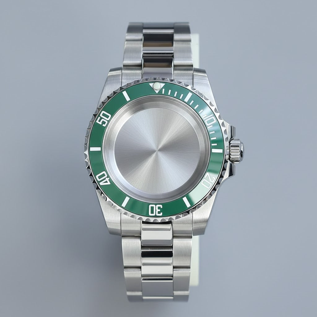 40MM Submariner watch case Eta2824 Sw200 PT5000 Sloping Bezel Sapphire ...